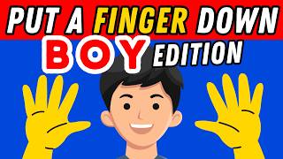 Put A Finger Down If Boy Edition Put A Finger Down If Quiz Tiktok
