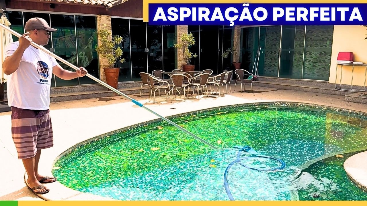 Como aspirar a piscina passo a passo de forma correta - YouTube