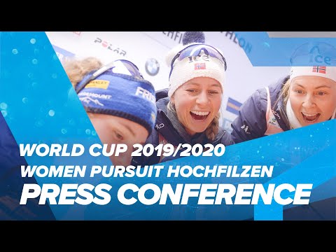 Hochfilzen Women Pursuit Press Conference