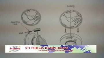 Hưỡng dẫn lắp đầu báo khói | Chi tiết lắp đặt nhanh chóng Dễ làm