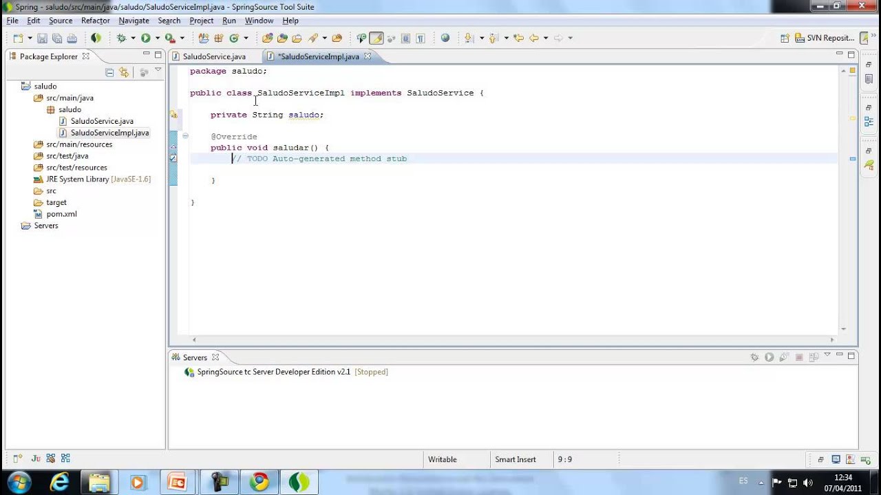 Hola Mundo con Spring Framework - YouTube