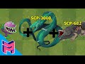 Plants vs Zombies Fusion Hack Animation ( Chomper + SCP-682 + SCP-3000 )