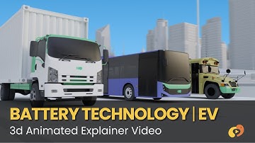 EV Battery Tech: 3D Animated Explainer - E Vehicle - Best Example Video for Accelera by Cummins
