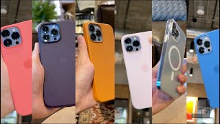 SIERRA BLUE iPhone 13 Pro Max WITH ALL NEW SILICONE & LEATHER CASES - Shot on iPhone 13 Pro Max