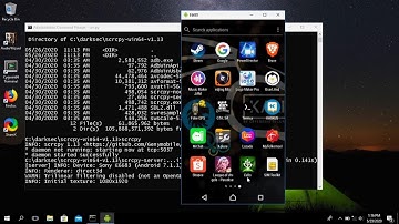 Mirroring Android to PC used Scrcpy wired and wireless