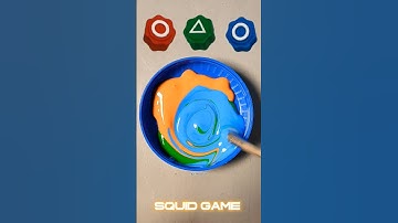 Guess The Mixed Color of Squid Game part19 #squidgame2 #satisfying #colormixing