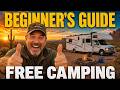 RV Boondocking For Beginners EVERYTHING You Need To Know Before Your First Trip!
