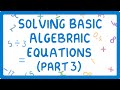 Algebraic Equations Quiz