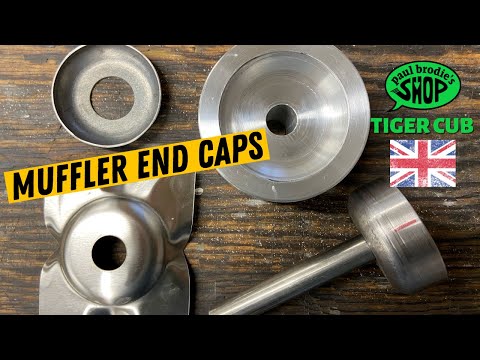 Tiger Cub Muffler End Caps // Paul Brodie&rsquo;s Shop