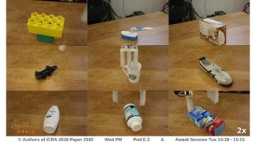 Learning Object Grasping for Soft Robot Hands