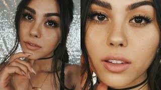 NO MAKEUP MAKEUP LOOK + How To Do Faux Freckles Tutorial | Roxette Arisa