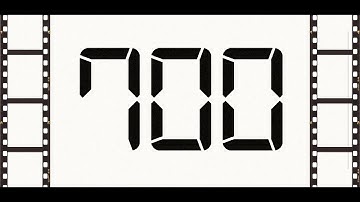 Countdown from 700 to 0 (Retro)