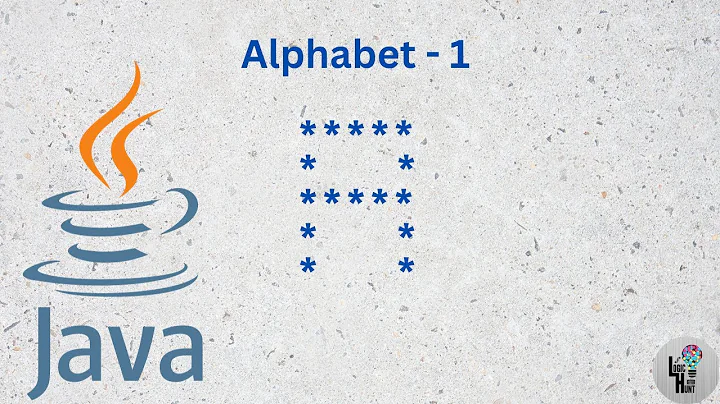 alphabet pattern printing using java