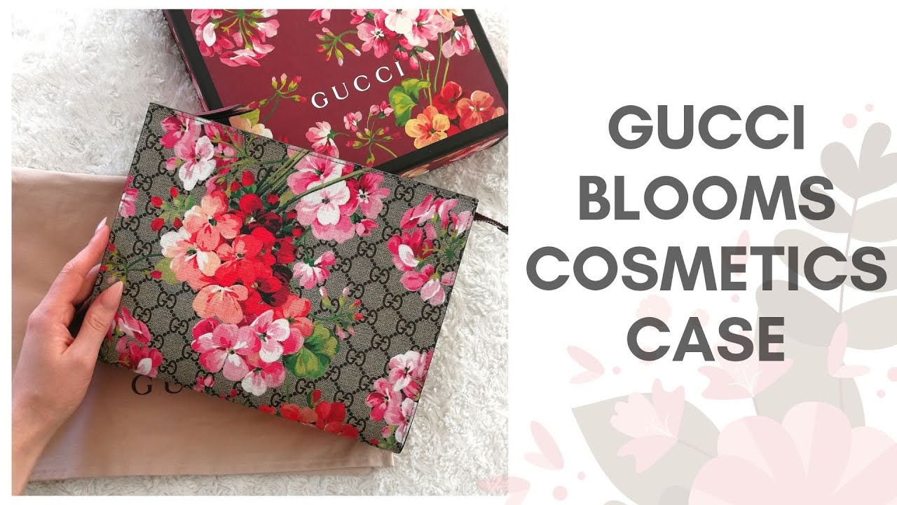 gucci bloom toiletry bag
