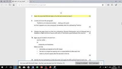 ICT IGCSE Paper 2 May June 2021 Document production 0417 22
