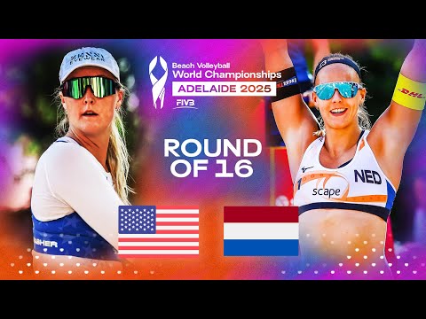 Nuss Brasher Vs Stam Schoon Beach World Championships 2025 Highlights Round Of 16