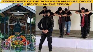 Observance of The 34th Hmar Martyrs' Day By HPC (D) Manipur Region