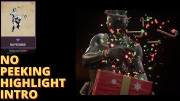New NO PEEKING Highlight Intro (Secret Santa Bundle) Call Of Duty Vanguard
