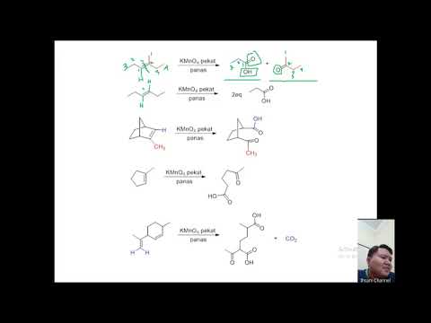Video: Apakah KMnO4 bereaksi dengan alkana?