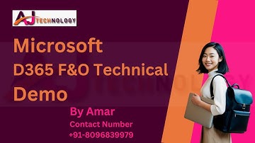 Micro Soft D365 F&O Technical Demo in 22-03-2025 by Amar