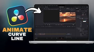 How To Animate A CURVED LINE In Davinci Resolve in SECONDS!
