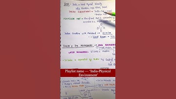 11th Geography NCERT || Chapter-1 Part-4 || Lec.4 || Handwritten notes || An Aspirant !