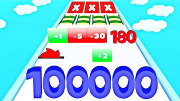 Merge Number Run - Number Master Gameplay Walkthrough Android iOS