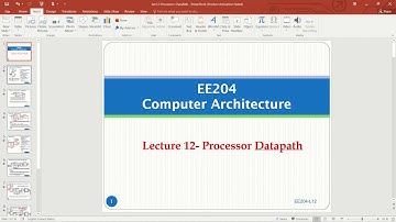 Computer Architecture MIPS: week 9 lecture 1 Single Cycle Datapath - part 1