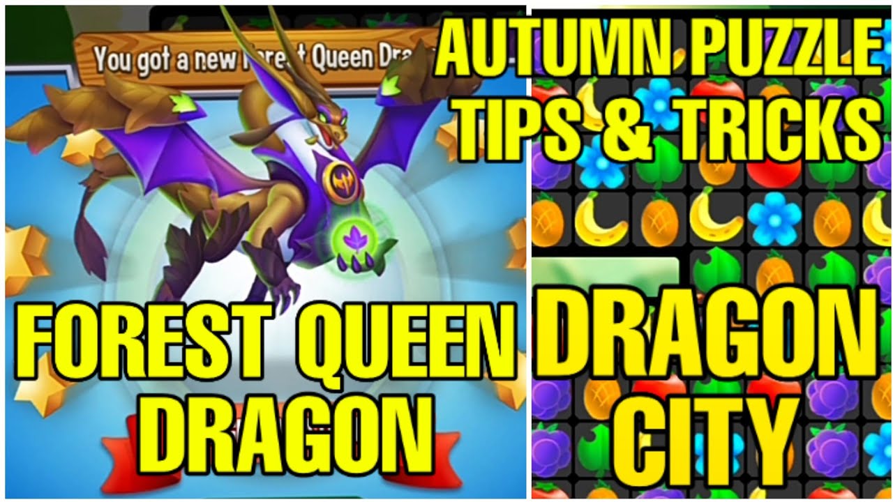 How To Get Forest Queen Dragon Autumn Puzzle Island Event Dragon City Tips And Tricks Youtube