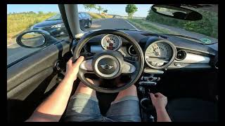 2007 170000 Km Mini Cooper Diesel Fuel Consumption 1.6 110Hp 0-100 Pov Test Drive 4K