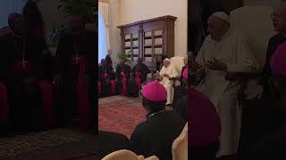 Pope Francis meets with Tanzanias Bishops