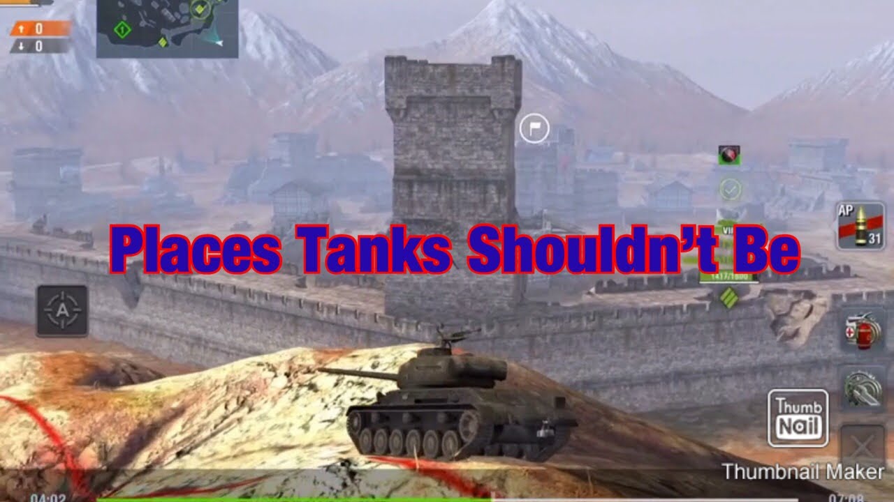 Getting Places Tanks Shouldn’t Be on Fort Despair in WoT Blitz