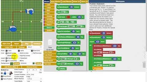 Hour of Code Robo Blockly part 2