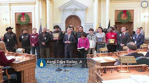 Glassboro High School Teams Honored by the General Assembly