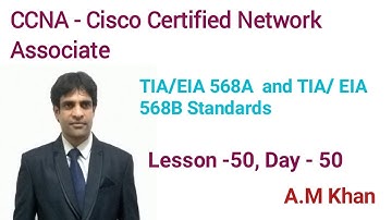 CCNA- TIA/EIA 568A & TIA/EIA 568B STANDARDS
