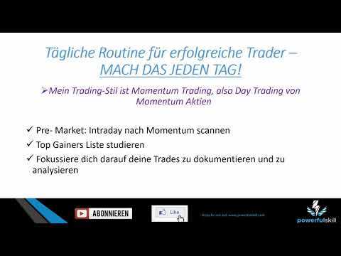 Tägliche Routine für