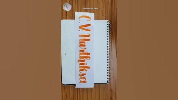 Harthiksa |R.K.H.S CALLIGRAPHY |Comment your name |Subscribe #calligraphy #handwriting