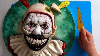 American Horror Story CAKE! Hyper Realistic Twisty The Clown Halloween Cake | Halloween DIY 2023