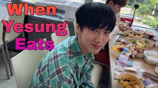 When Yesung Eats..(Yesung Mukbang 😁)