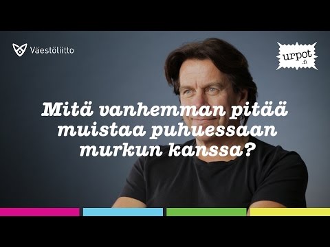 Mikko Kuustonen: Mitä vanhemman pitää muistaa puhuessaan murkun kanssa?