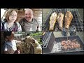 ЖАРИМ МЯСО И РЫБУ НА МАНГАЛЕ//ЖИЗНЬ В СЕЛЕ на УРАЛЕ