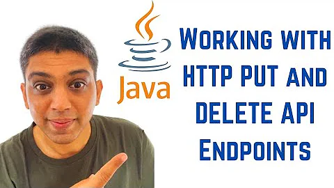 Working with  HTTP PUT and DELETE API Endpoints (Spring MVC Framework)