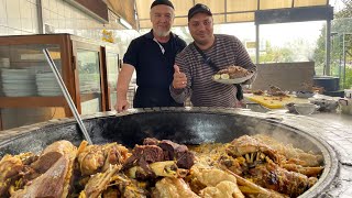 Готовим  Мега вкусный плов с шеф поваром Улугбек ака | Среднеазиатский центр плова #BESH QOZON