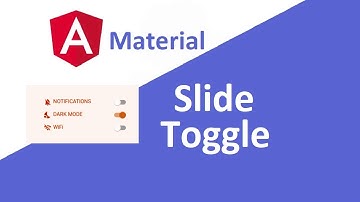 Angular Material Slide Toggle | Angular Material Tutorial 25