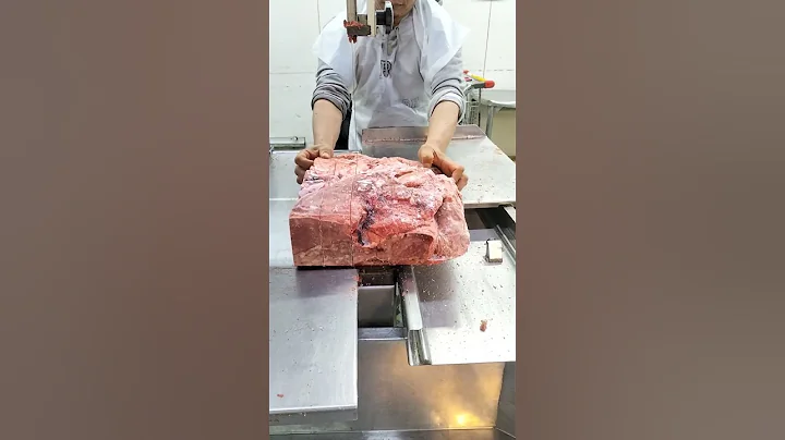 frozen beef lung cutting by export chef man#shorts