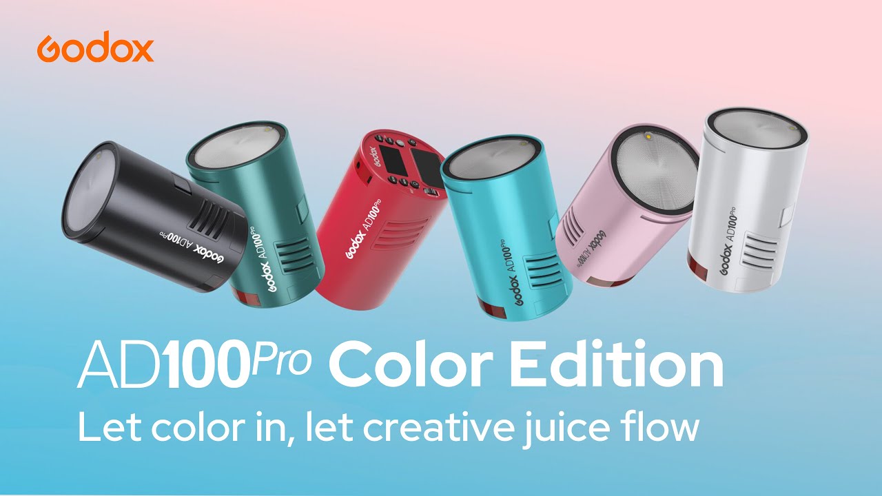 Godox AD100Pro Color Edition: Let color in, let creative juice flow -  YouTube