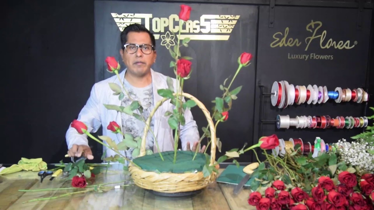 Arreglo Floral Redondo, Clase 19, Nivel 1; TopClass OnLine - YouTube