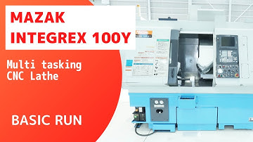 【Stock introduction】MAZAK INTEGREX 100Y (2003) Multi tasking CNC Lathe  --- Basic run