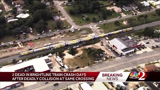 2 dead in Brightline train crash days after deadly collision at same Melbourne crossing