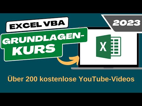 EXCEL VBA Grundlagenkurs - Lerne EXCEL VBA einfach & schnell / Tutorial deutsch - Einführung